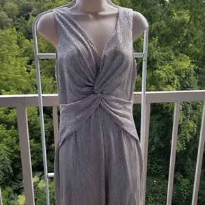 Lauren Ralph Lauren Gold Metallic Elegant Cocktail Dress